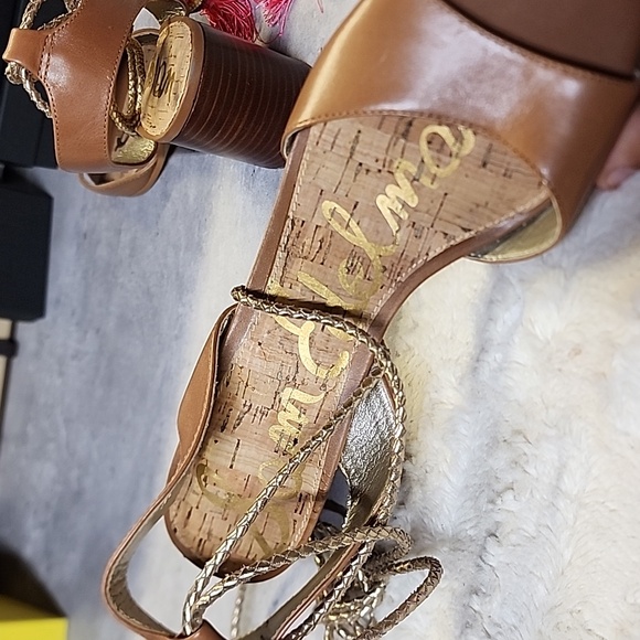 Sam Eldeman ankle wrap sandals - Picture 7 of 11